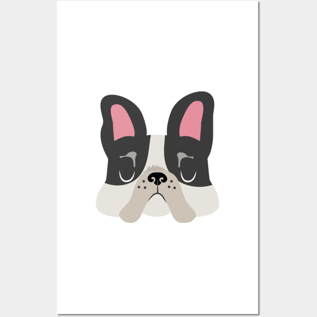 Napoleon the French Bulldog Wall Art by giddyaunt